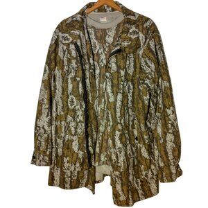 Charles Day Natural Bark Hunting Jacket T Shirt Set XL Camouflage Vintage Hunt